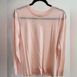 Club Monaco MacKenzie sweater, light peach (lotus) color, size L